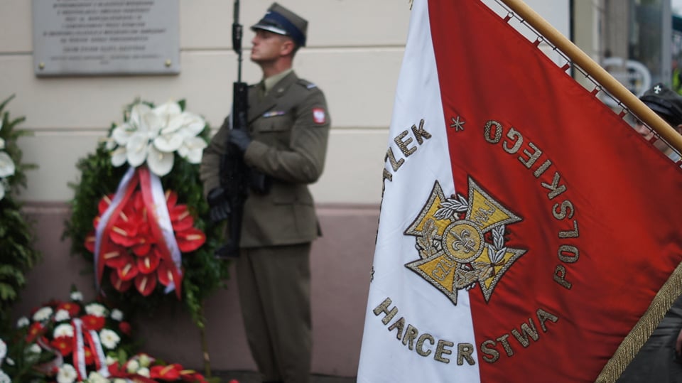 Odsłonięcie tablicy poświęconej Druhowi harcmistrzowi Stanisławowi Peszyńskiemu 2 1