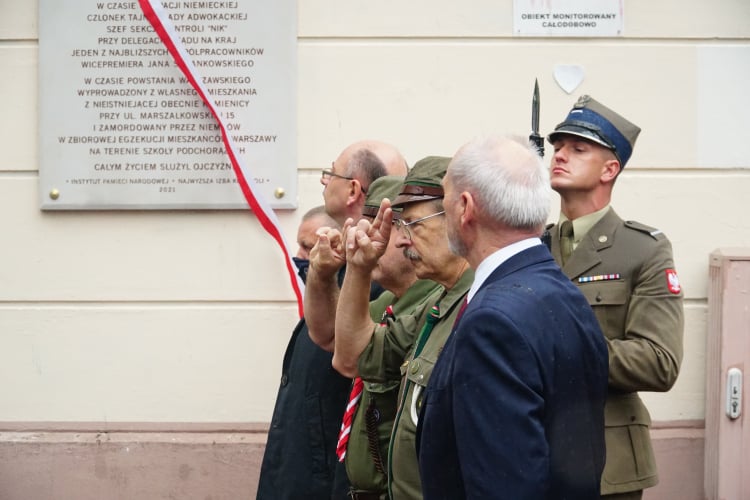 Odsłonięcie tablicy poświęconej Druhowi harcmistrzowi Stanisławowi Peszyńskiemu 3 2