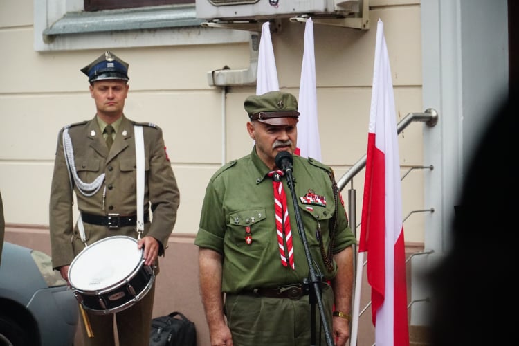 Odsłonięcie tablicy poświęconej Druhowi harcmistrzowi Stanisławowi Peszyńskiemu 4 3