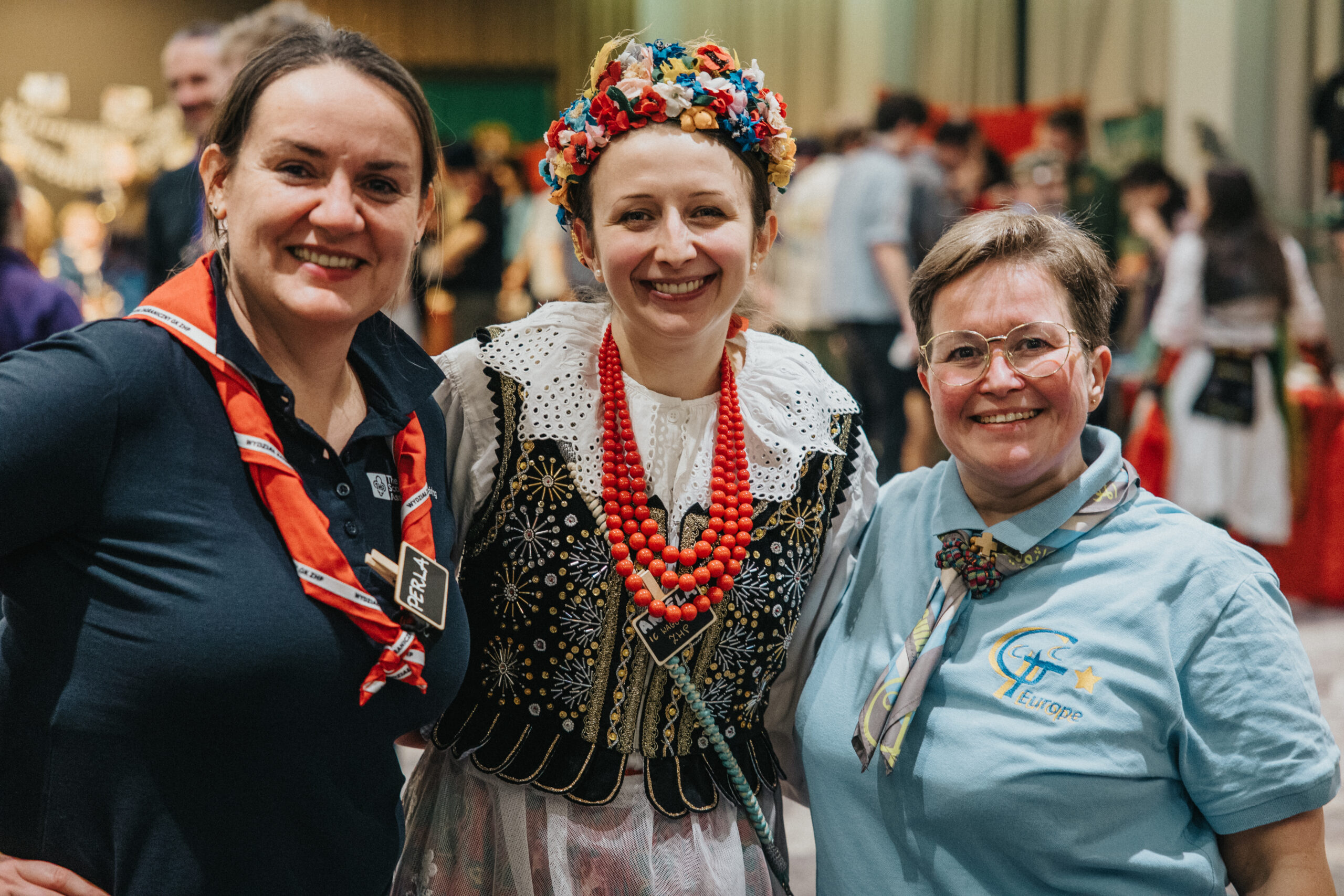 Harcmistrzyni Teresa Zawadzka nową przewodniczącą ICCG Europe 1 Agnieszka Pospieszył, Aniela Radecka, Teresa Zawadzka przewodnicząca ICCG Europe