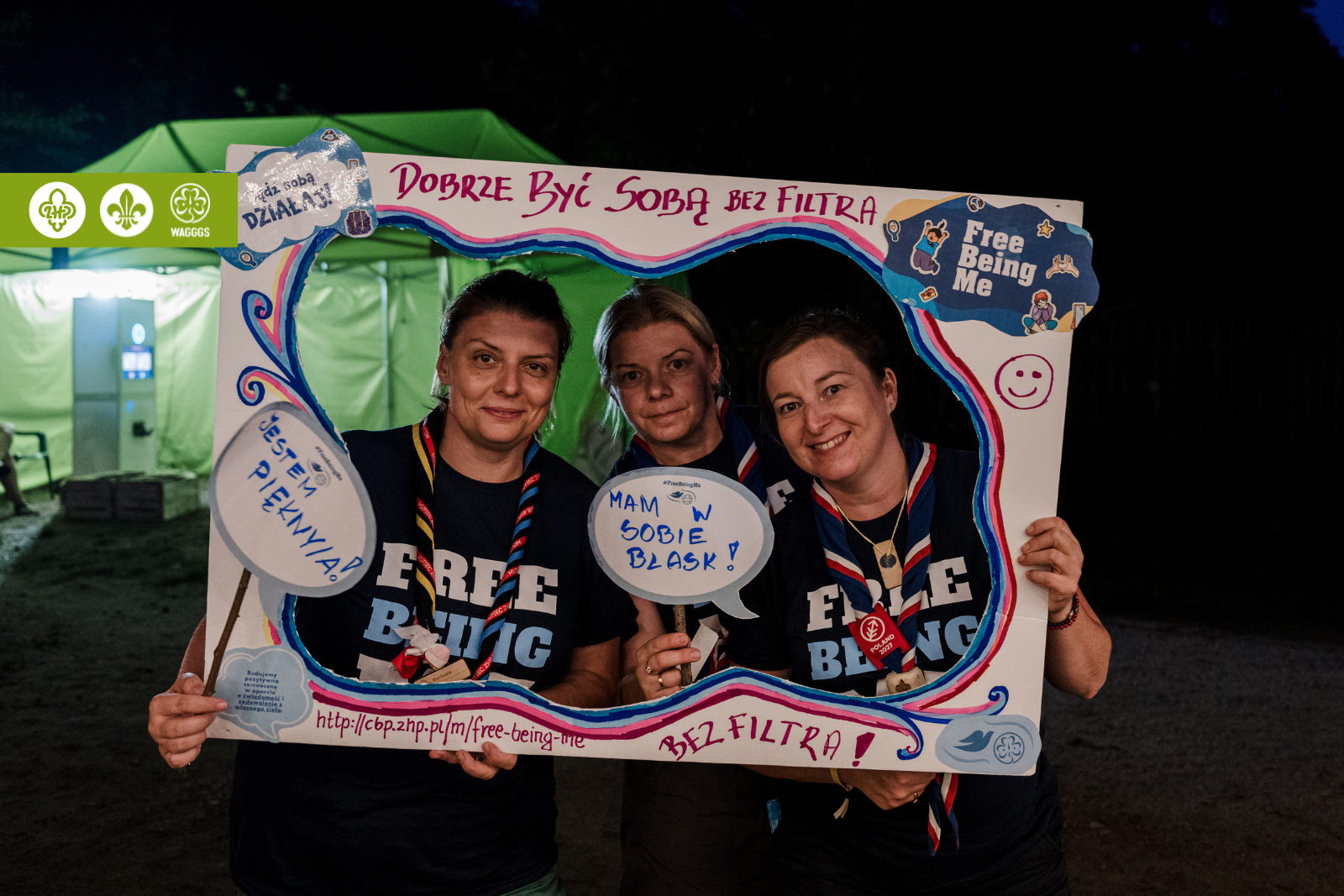 ciałopozytywność młodzieży programy WAGGGS dobrze być sobą i bądź sobą, działaj zlot kadry zhp