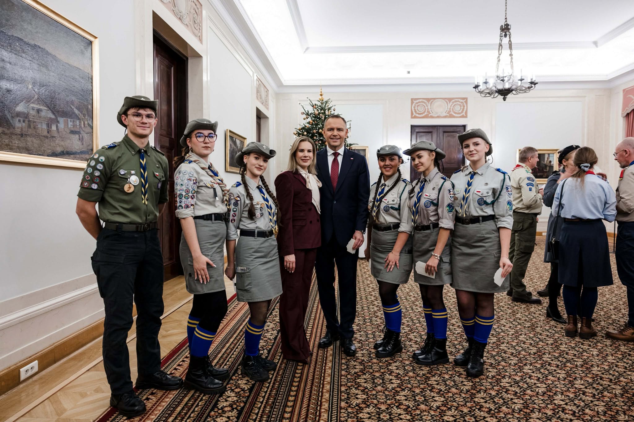 Betlejemskie Światło Pokoju 2025 w Pałacu Prezydenckim