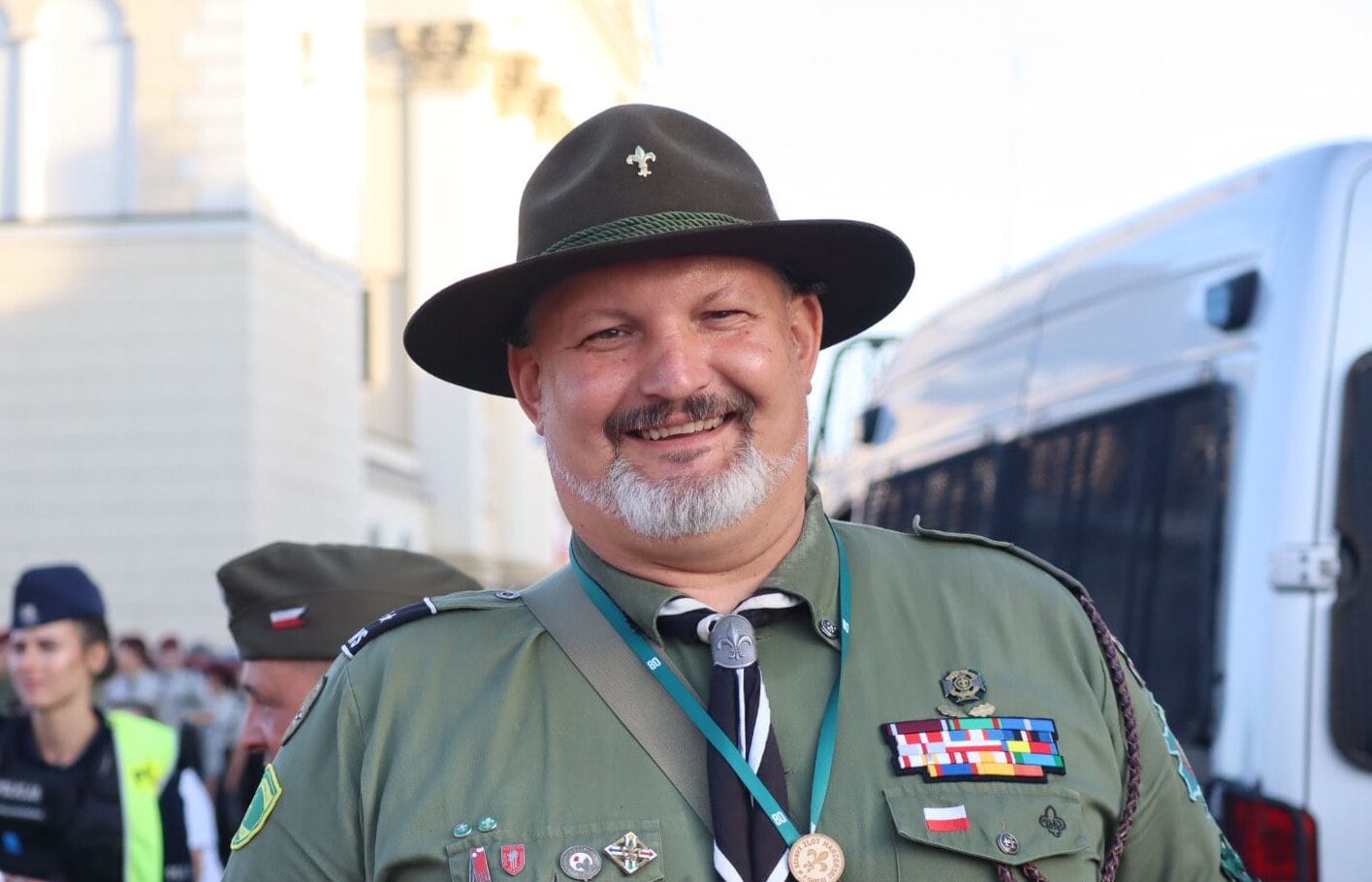 Order Uśmiechu - poertret odnznaczonego Radosława Potraca