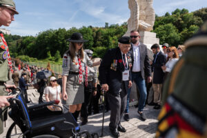 Harcerki i harcerze ZHP oddali hołd bohaterom Monte Cassino 5 WyprawaMonteCassino MLubinski 20